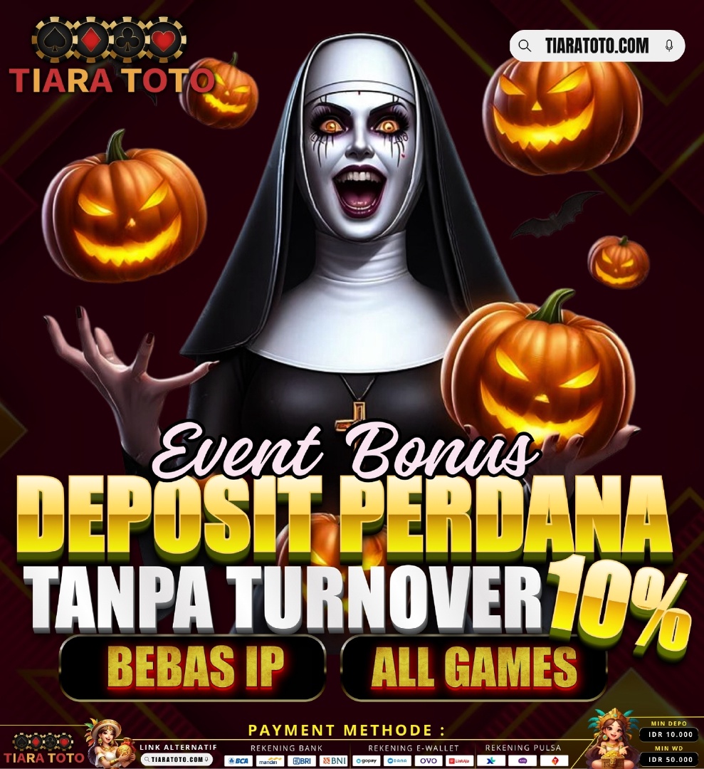 TIARATOTO - Bonus New Member 100% dan Cashback 10% Harian